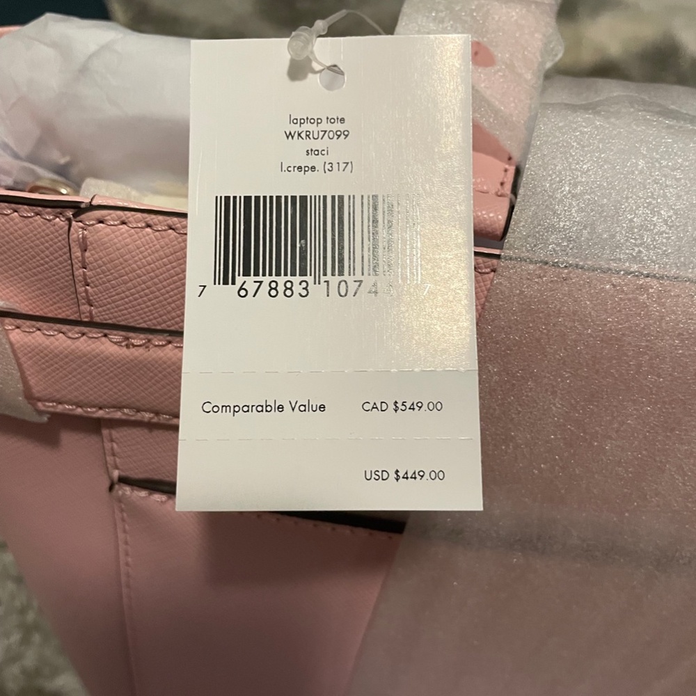 BRAND NEW Kate Spade Tote/Laptop Bag and Wallet set - light crepe - Picture 10 of 10